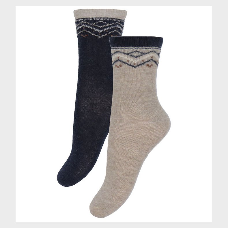 Minymo Str�mper - 2-pak - Dark Navy