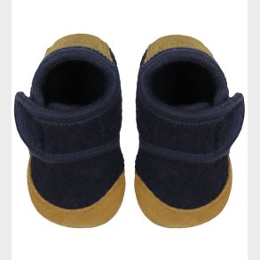 En Fant Hjemmesko - Uld - Navy