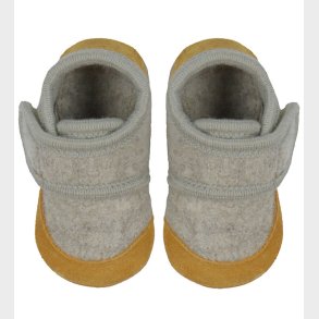 En Fant Hjemmesko - Uld - Sand Melange