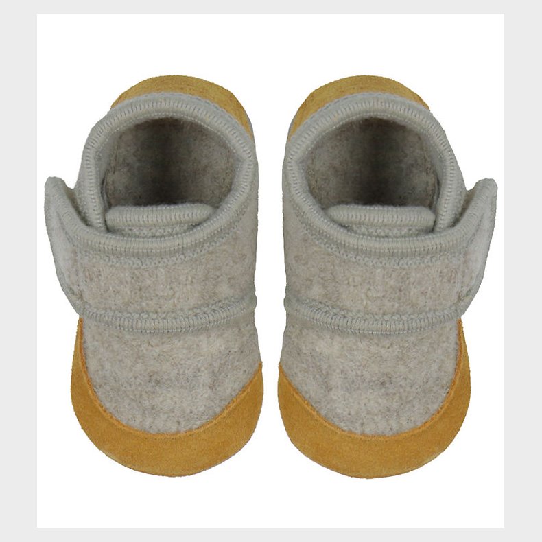 En Fant Hjemmesko - Uld - Sand Melange