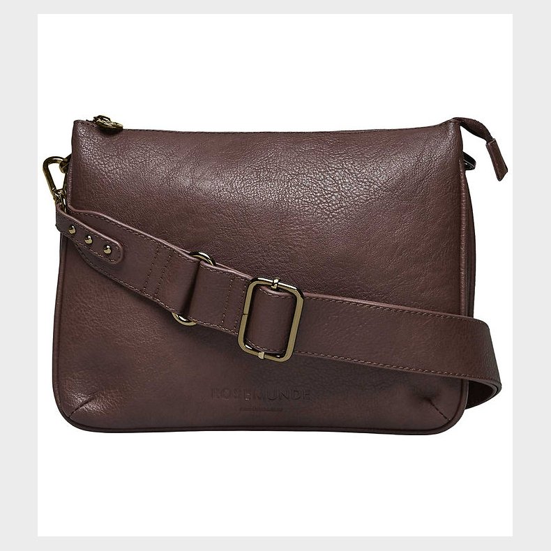 Rosemunde Skuldertaske - Andora - Dark Brown Gold