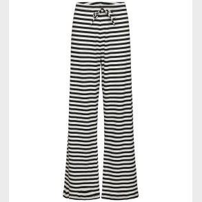 Rosemunde Bukser - Black White Stripe