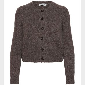 Rosemunde Cardigan - Uld - Brown Grey Mel