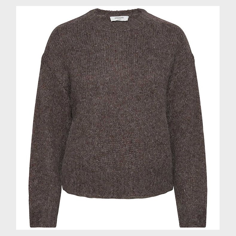 Rosemunde Bluse - Uld - Brown Grey Mel