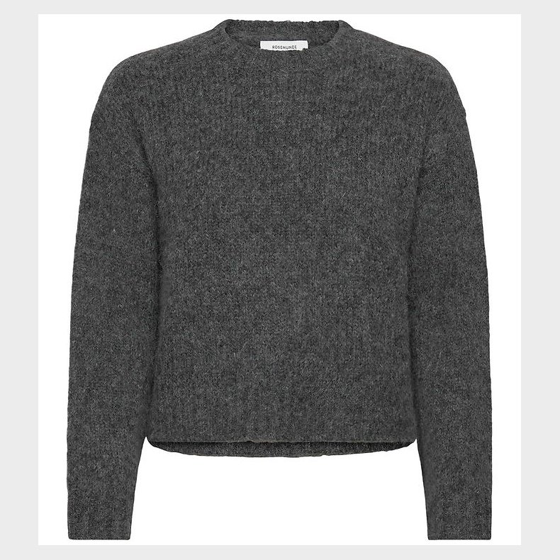 Rosemunde Bluse - Uld - Medium Grey Melange