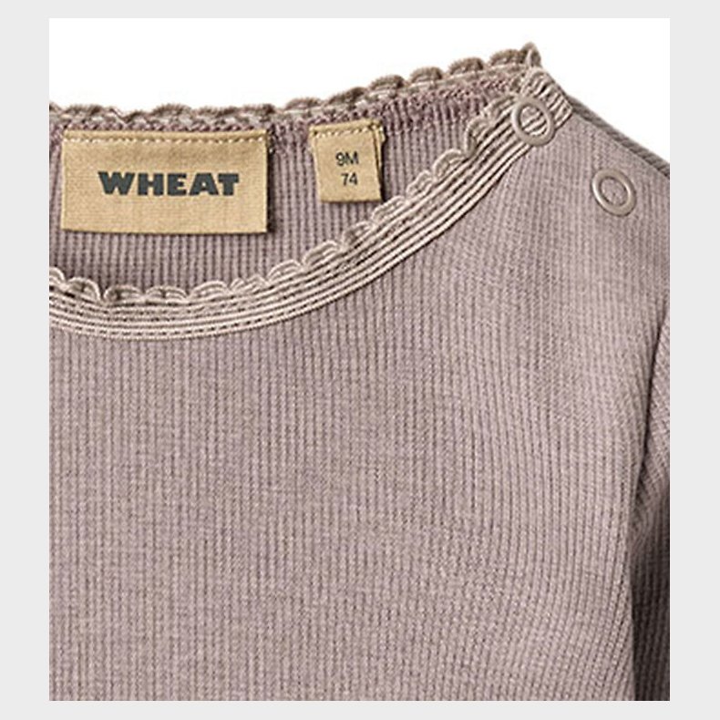Wheat Bluse - Rib - Reese - Dusty Purple