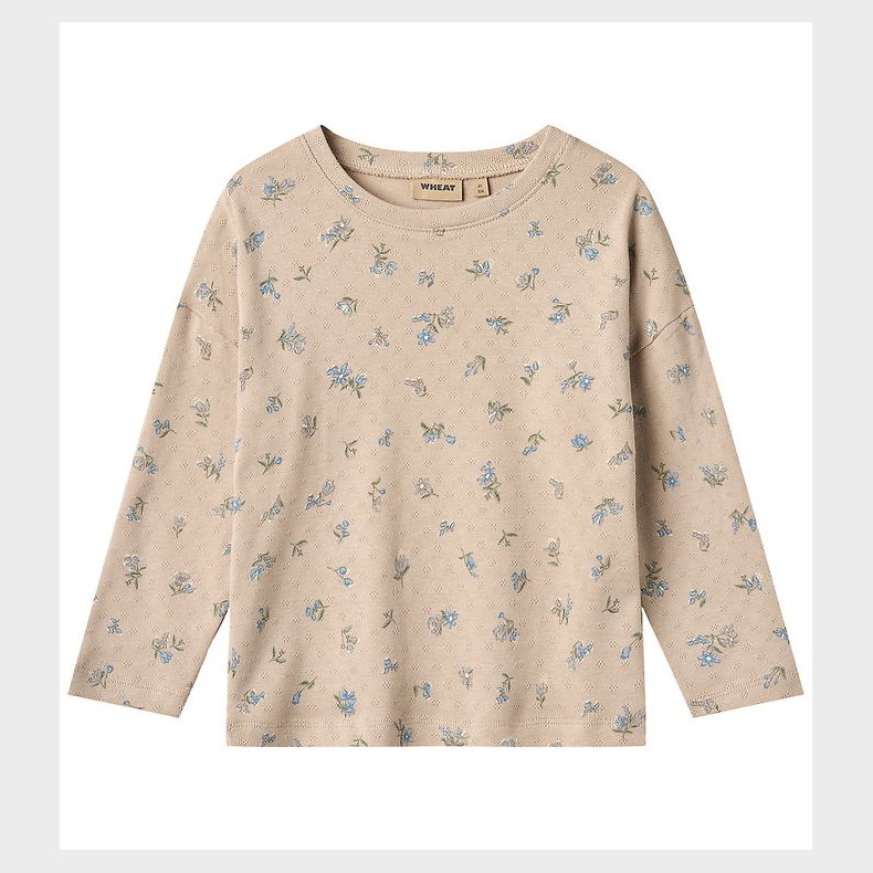 Wheat Bluse - Thilda - Warm Sand Flowers