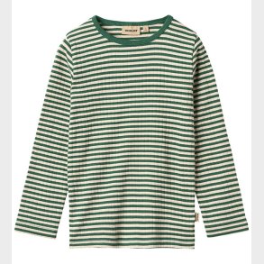 Wheat Bluse - Stig - Green Stripe