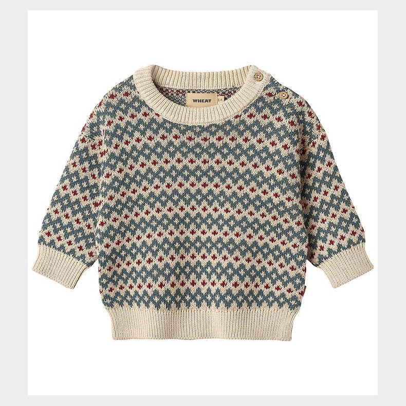 Wheat Bluse - Strik - Harlow - Offwhite