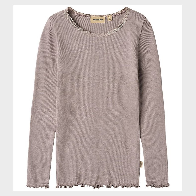 Wheat Bluse - Rib - Reese - Dusty Purple