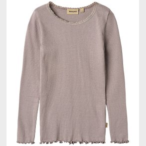 Wheat Bluse - Rib - Reese - Dusty Purple