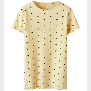 Name It T-shirt - Rib - NkfKarlia - Double Cream