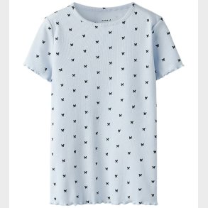Name It T-shirt - Rib - NkfKarlia - Xenon Blue