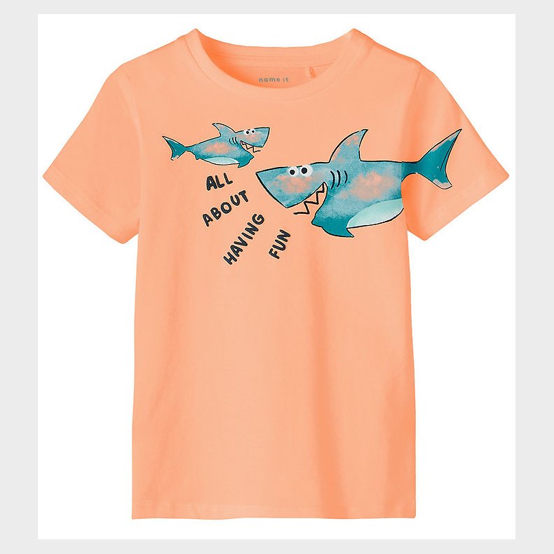 Name It T-shirt - NmmPjarrie - Peach Nectar