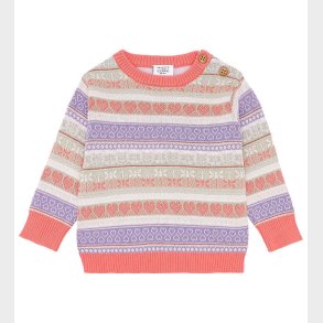 Hust and Claire Bluse - Strik - Pusle - Wild Coral