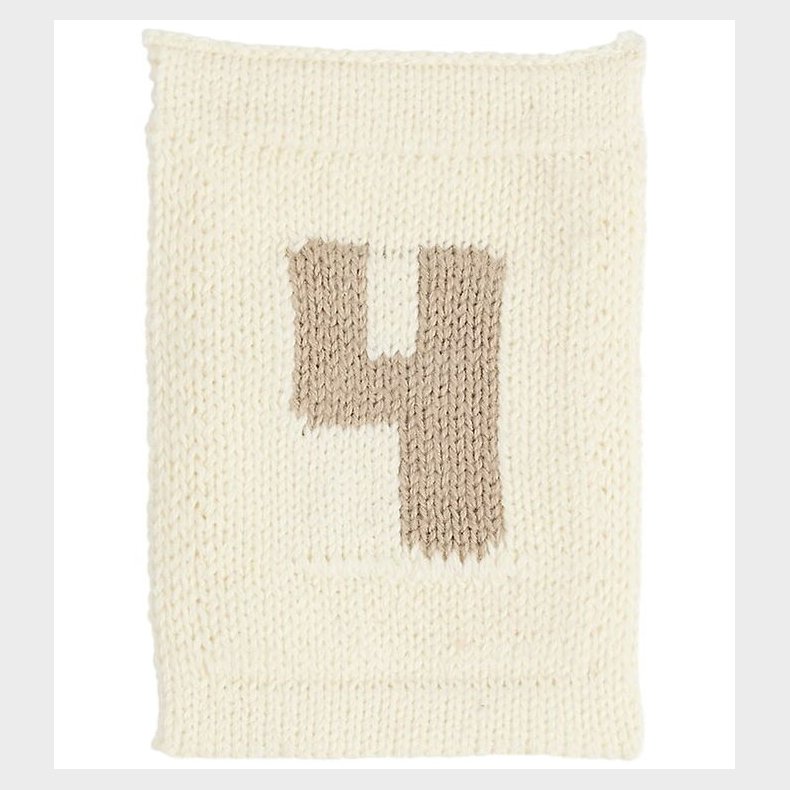 Smallstuff Strikket Flag - 4 - Natur Tal