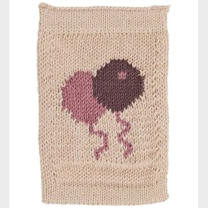 Smallstuff Strikket Flag - Fdselsdagsballoner - Rosa Motiv