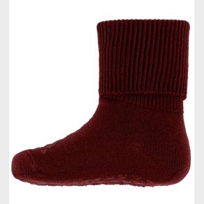GoBabyGo Strmper - Non-Slip Socks - merino Wool - Wine Red