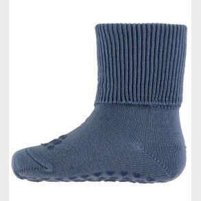 GoBabyGo Strmper - Noos - Uld - Non Slip Socks - Stone Blue