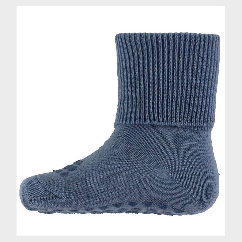 GoBabyGo Strmper - Noos - Uld - Non Slip Socks - Stone Blue