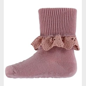 GoBabyGo Strmper - Uld - Non-Slip Socks - Woodrose