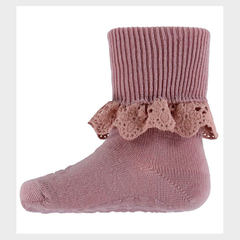 GoBabyGo Strmper - Uld - Non-Slip Socks - Woodrose