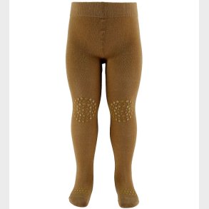 GoBabyGo Skridsikre Strmperbukser - Bambus - Apple Cinnamon