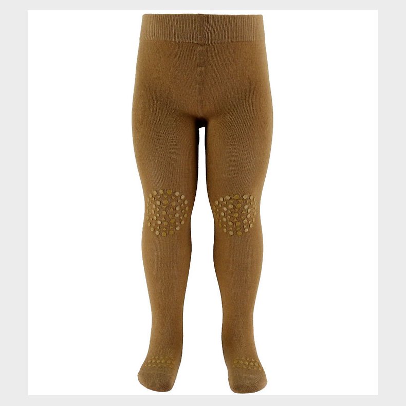 GoBabyGo Skridsikre Strmperbukser - Bambus - Apple Cinnamon