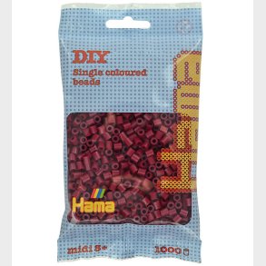 Hama Midi Perler - 1000 stk. - 118 Mrk Kirsebr