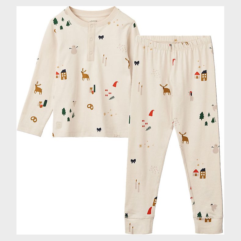 Liewood Natt�j - 2-delt - Wilhelm - Holiday/Sandy