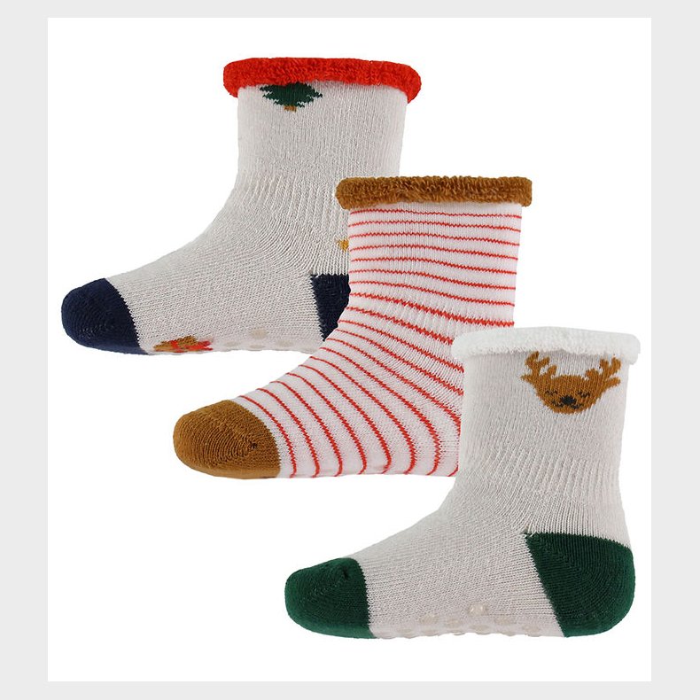 Liewood Strmper - Eloy - 3-pak - Holiday/Sandy Mix