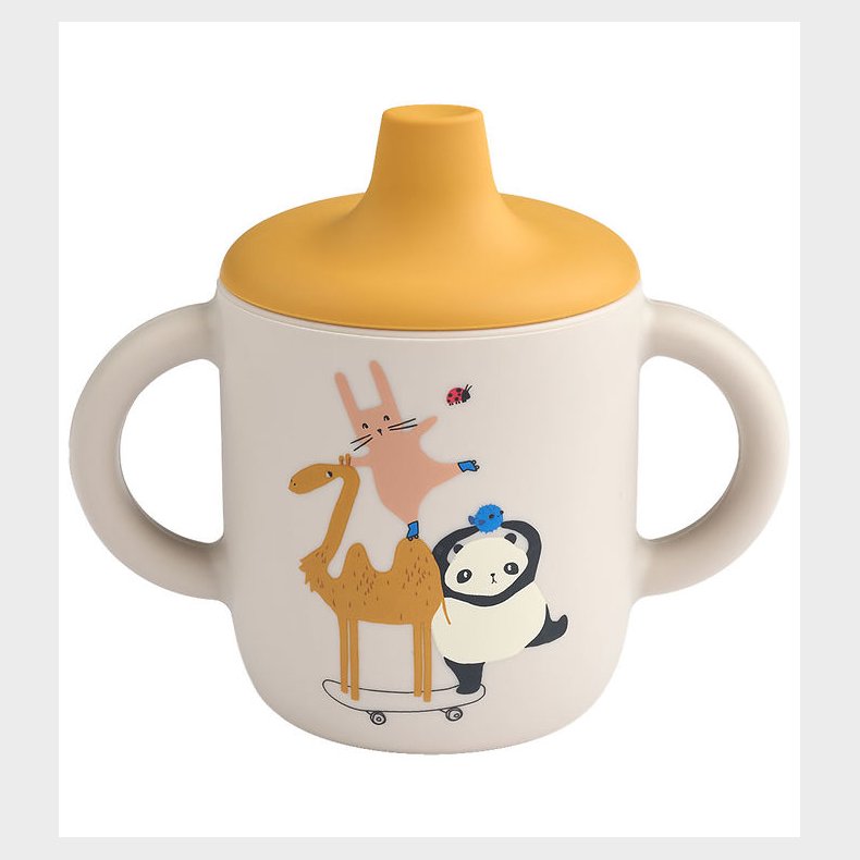 Liewood Kop m. Tud - Silikone - Neil - 150 ml - Around The World