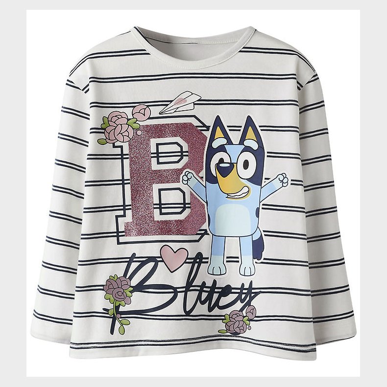 Name It Bluse - NmfSiska - Bluey - Cloud Dancer