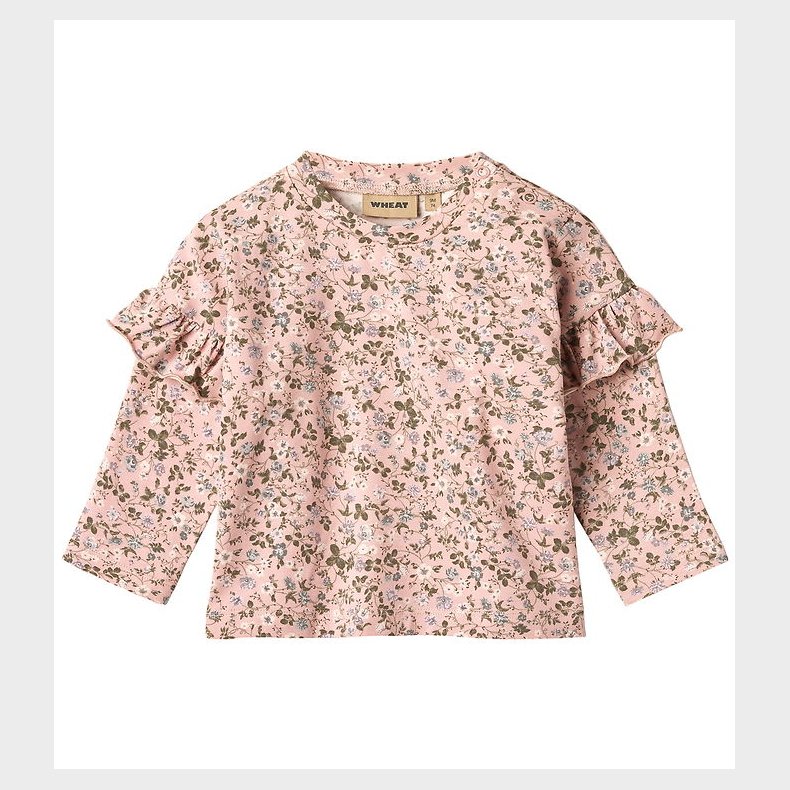 Wheat Bluse - Belinda - Rose Powder Flowers