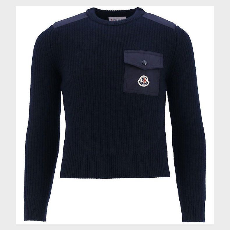 Moncler Bluse - Uld - Navy