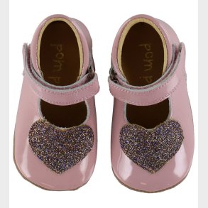 Pom Pom Begyndersko - Ballerina Heart - Dusty Rose Petent