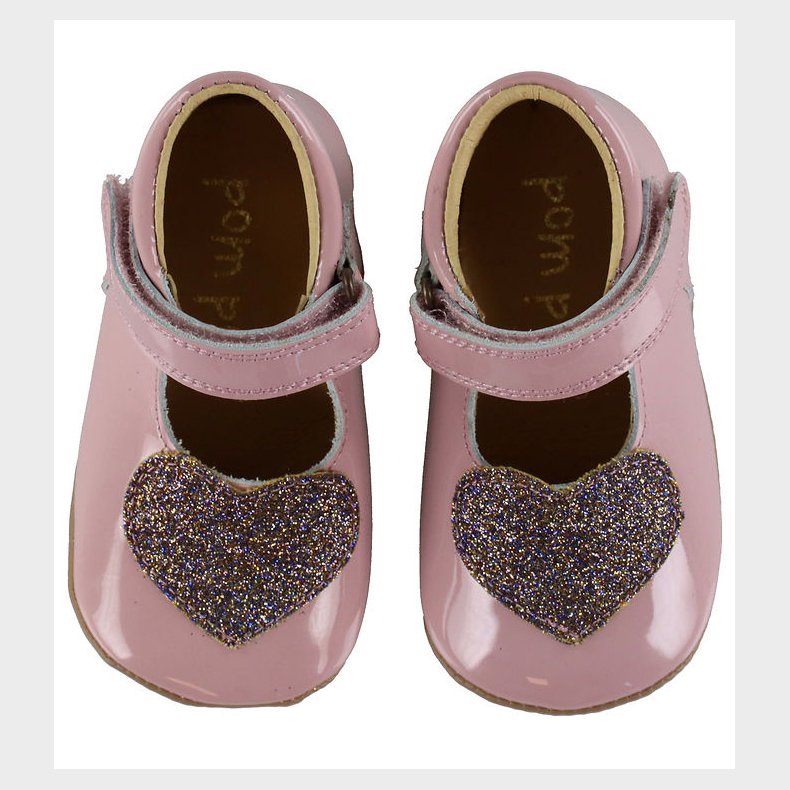 Pom Pom Begyndersko - Ballerina Heart - Dusty Rose Petent