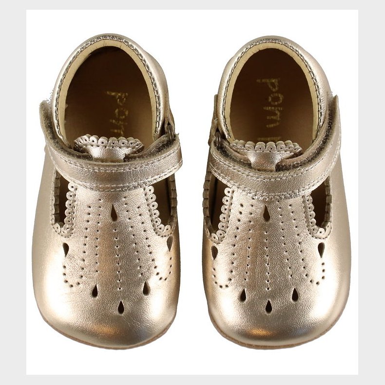 Pom Pom Begyndersko - Ballerina T-bar - Dusry Gold