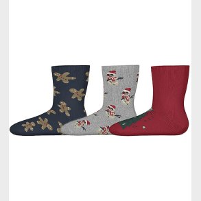 Name it Strmper - 3-Pak - NknriChristmas - Navy Blazer/ Grey Me