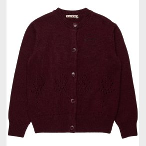 Marni Cardigan - Nylon/Uld - Berry Jam