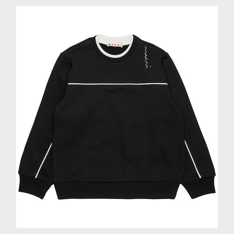 Marni Sweatshirt - Sort m. Hvid