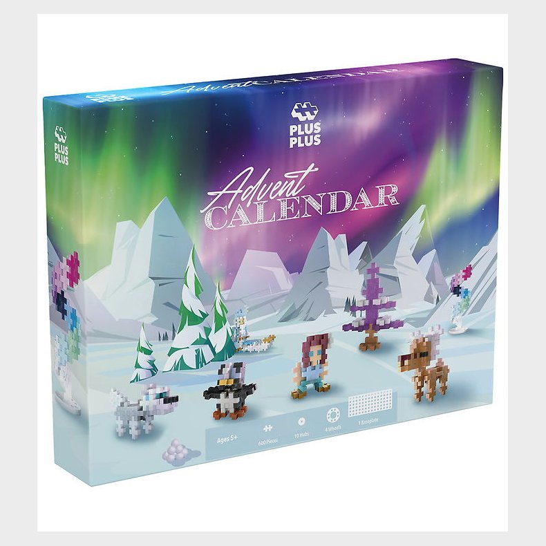 Plus-Plus Julekalender - Santa's Northern Lights Adventure - 24