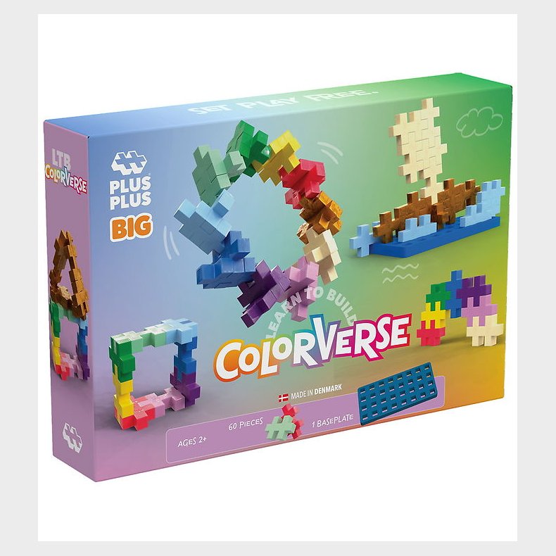 Plus-Plus Big - Learn To Build - 60 stk - Colorverse