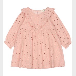 Petit Piao Kjole - Pink Heart m. Flser