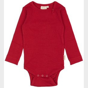 Petit Piao Body l/ - Rib - Modal - Jet Red