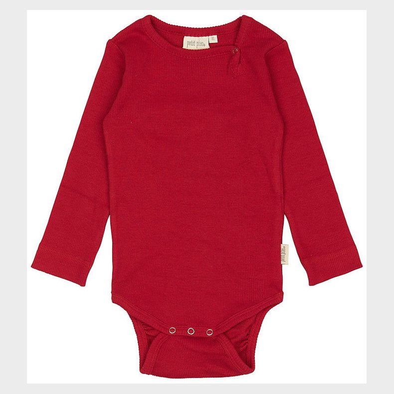 Petit Piao Body l/ - Rib - Modal - Jet Red