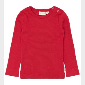 Petit Piao Bluse - Rib - Modal - Jet Red