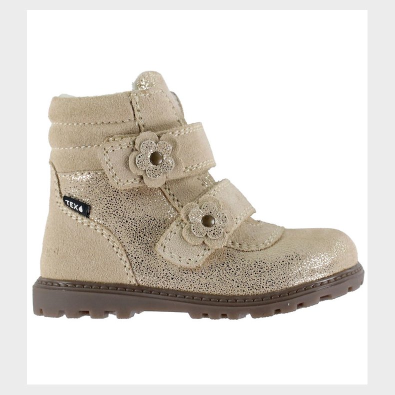 Bundgaard Vinterstvler - Tokker Flower - Wide Fit - Ivory Glitt