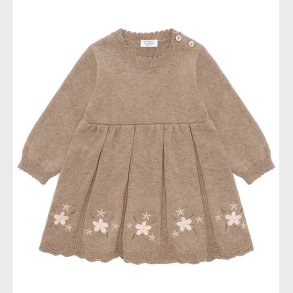 Hust and Claire Kjolebody - HCKlara - Strik - Biscuit m. Blomste