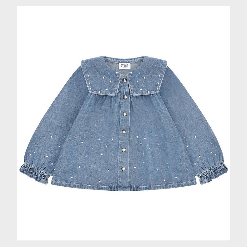 Hust and Claire Skjorte - HCKaroline - Blue Denim